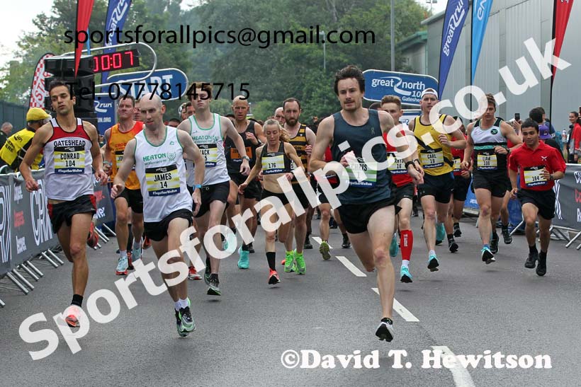 2021 Great North 10k, Gateshead. Photo: David T. Hewitson/Sports for All Pics